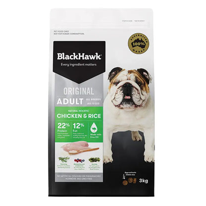 Black Hawk Adult Dog Chicken & Rice Dry Dog Food