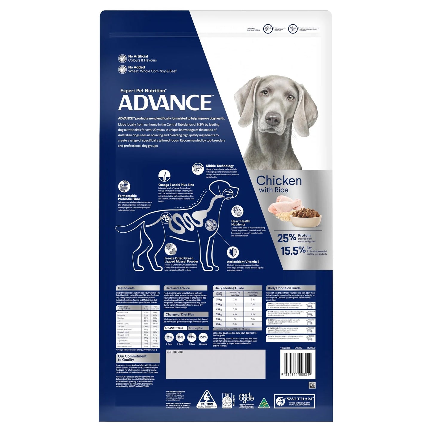 ADVANCE Adult Large Breed Chicken with Rice Dry Dog Food