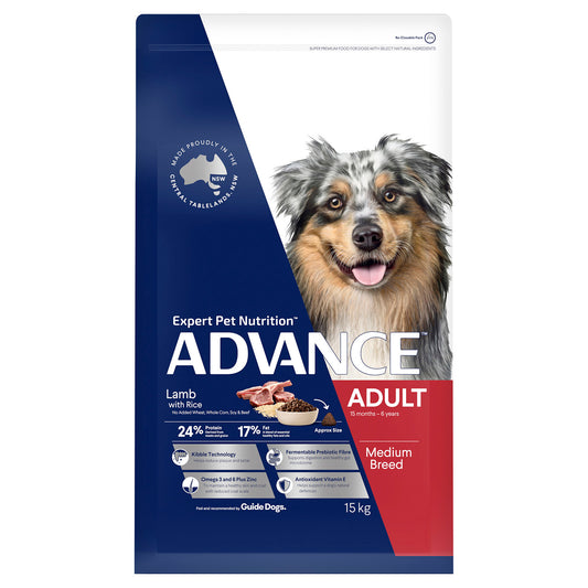 Advance Adult Medium Breed Lamb with Rice Dry Dog Food