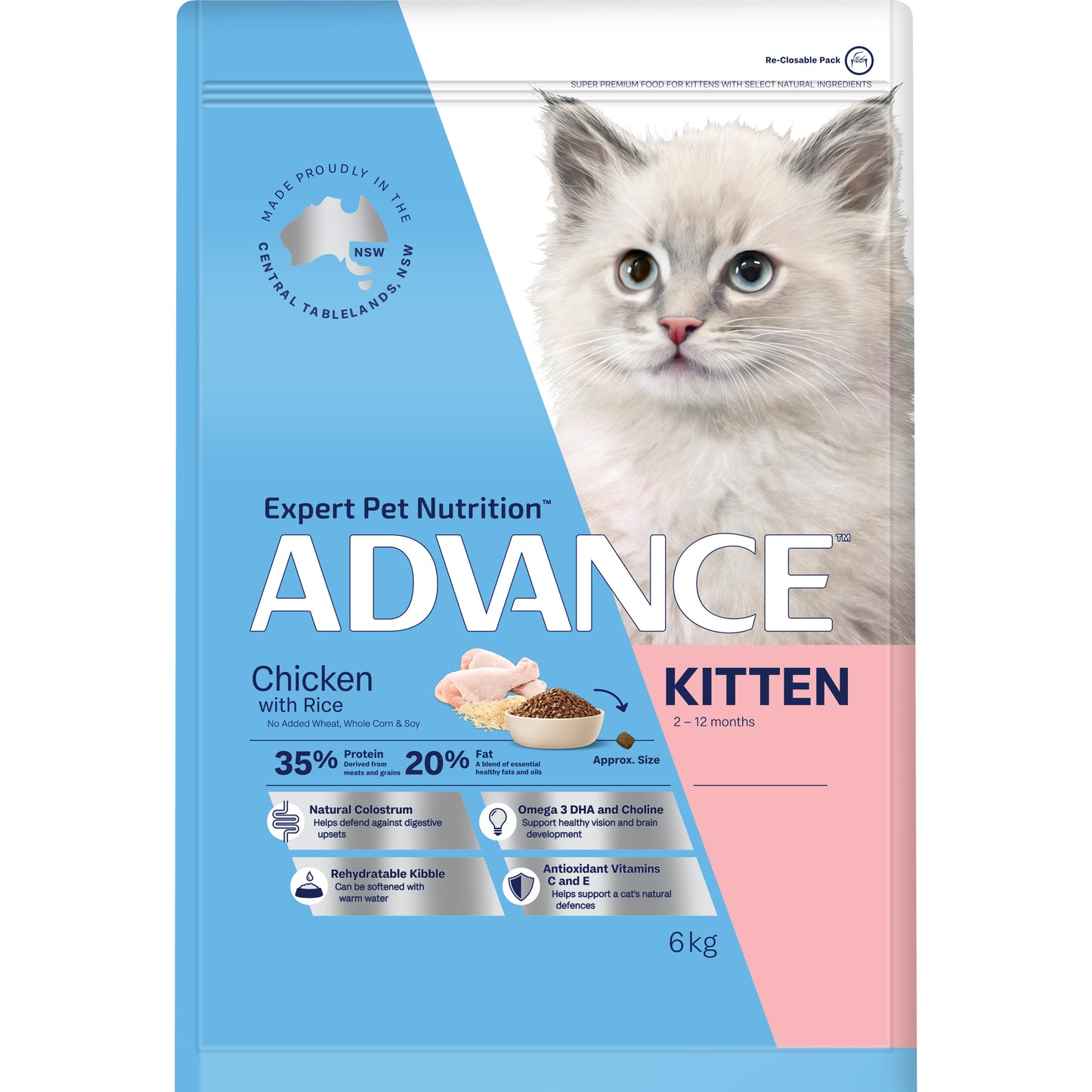 Advance Kitten 2-12 Months - Chicken with Rice