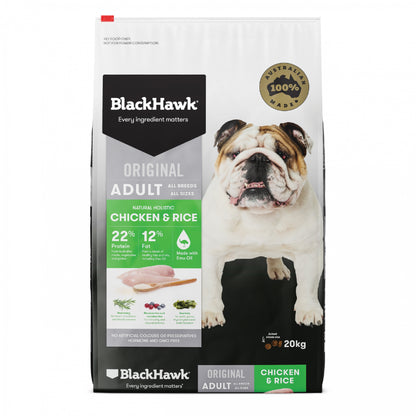 Black Hawk Adult Dog Chicken & Rice Dry Dog Food