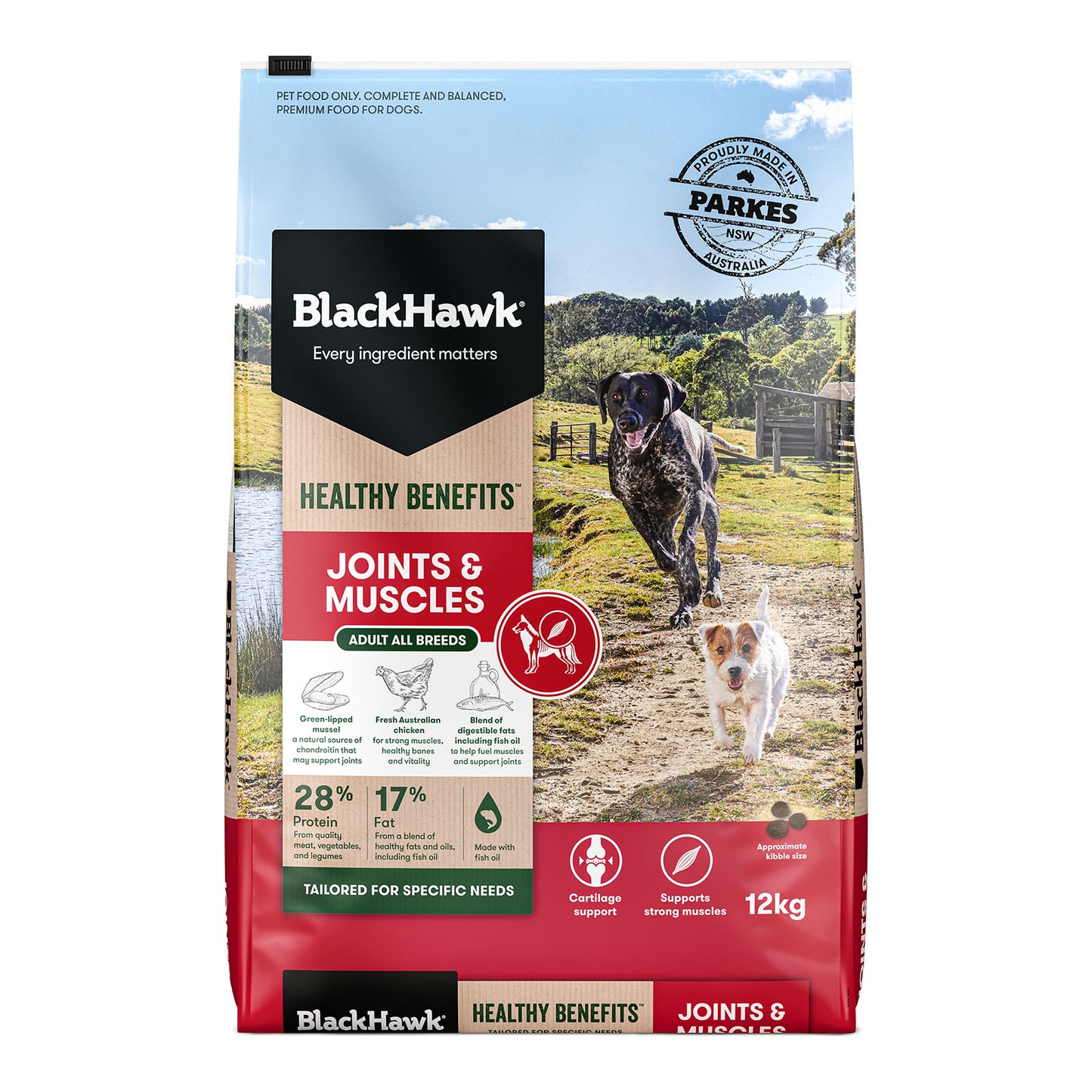 Black Hawk Adult Dog Healthy Benefits Joints & Muscles