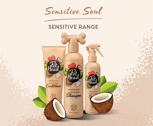 Pet Head Sensitive Soul Delicate Skin Shampoo, Conditioner or Spray