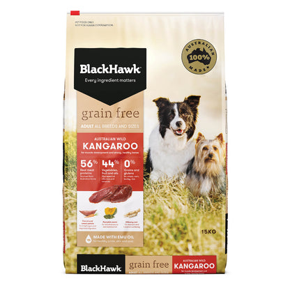 Black Hawk Adult Dog GRAIN FREE Kangaroo Dry Food