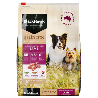 Black Hawk Adult Dog GRAIN FREE Lamb Dry Food