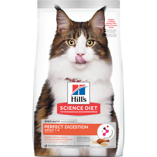 Hill’s Science Diet Perfect Digestion Adult Cat Food