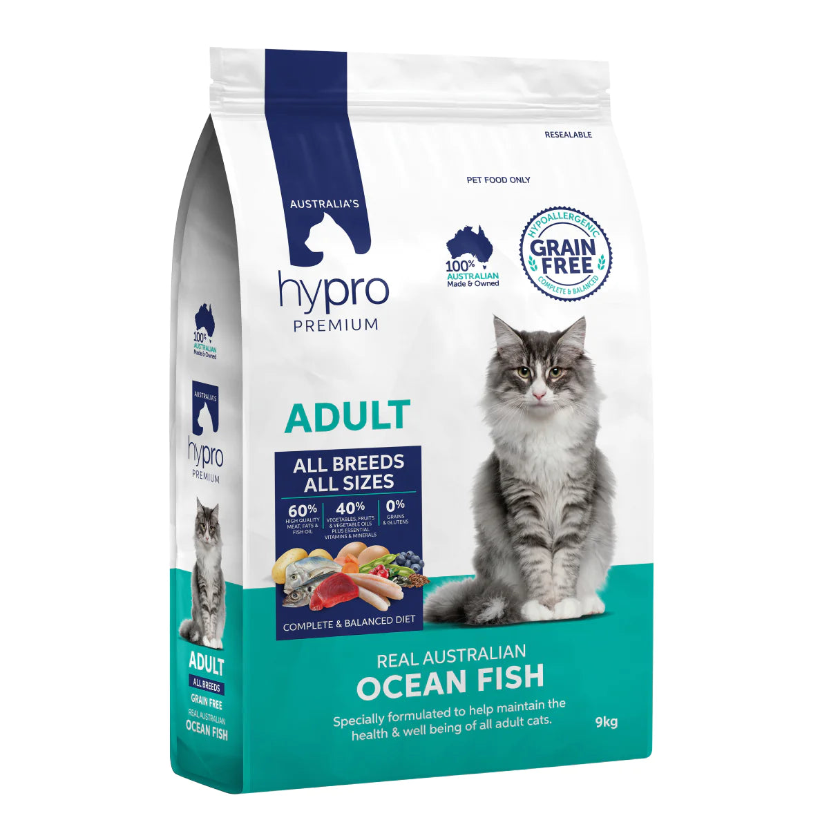 Hypro Premium Adult Cat Grain Free Ocean Fish Food