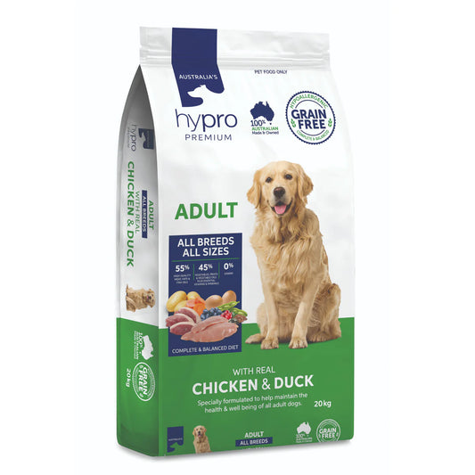 Hypro Premium Adult Dog GRAIN FREE Chicken & Duck