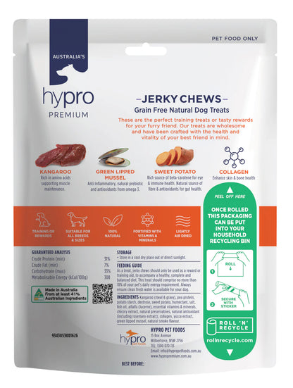 Hypro Premium Jerky Chews - Kangaroo