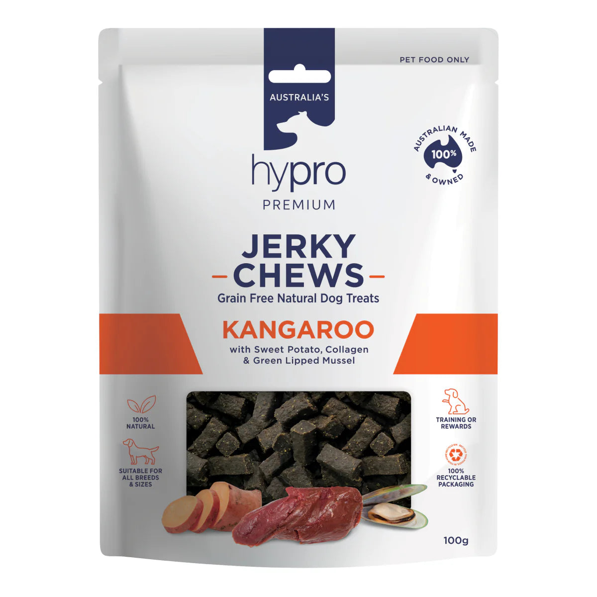 Hypro Premium Jerky Chews - Kangaroo