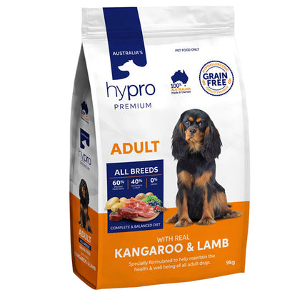 Hypro Premium Adult Dog GRAIN FREE Kangaroo & Lamb