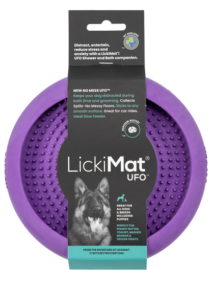 Lickimat UFO Slow Food Anti-Anxiety Licking Dog Bowl