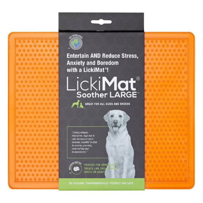 Lickimat Large - Soother - Licking Mat for Cats & Dogs New Style