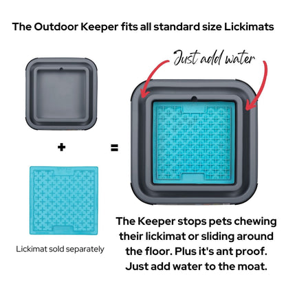 The Outdoor Keeper Ant-Proof Lickimat Pad Holder