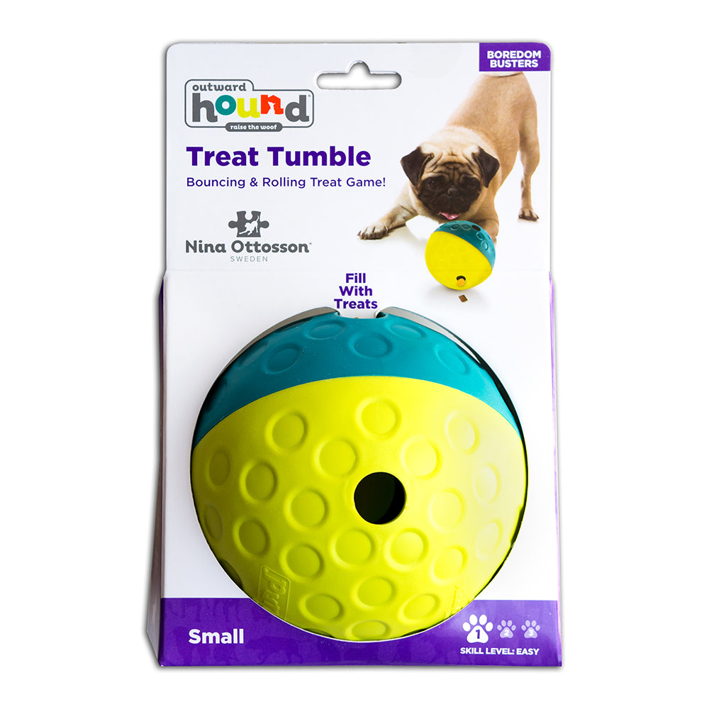 Nina Ottosson Treat Tumble Ball for Cats & Dogs