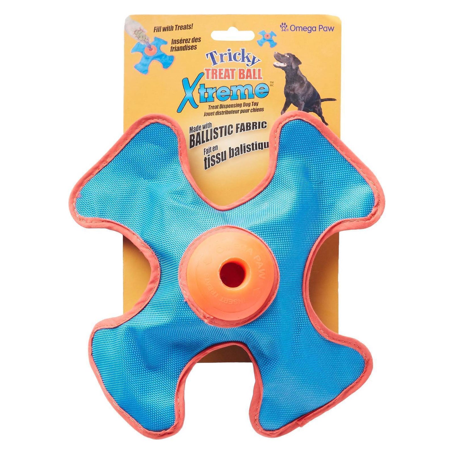 Omega Paw Extreme Treat Ball Treat & Food Dispensing Dog Toy