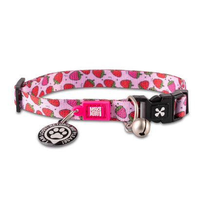 Max & Molly Smart ID Cat Collar - Strawberry Dream