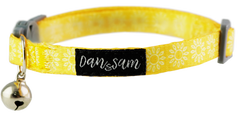 Dan & Sam Adjustable Cat Safety Collar - Sunflower