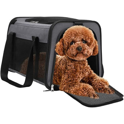 Portable Pet Carrier-M Size (Grey)