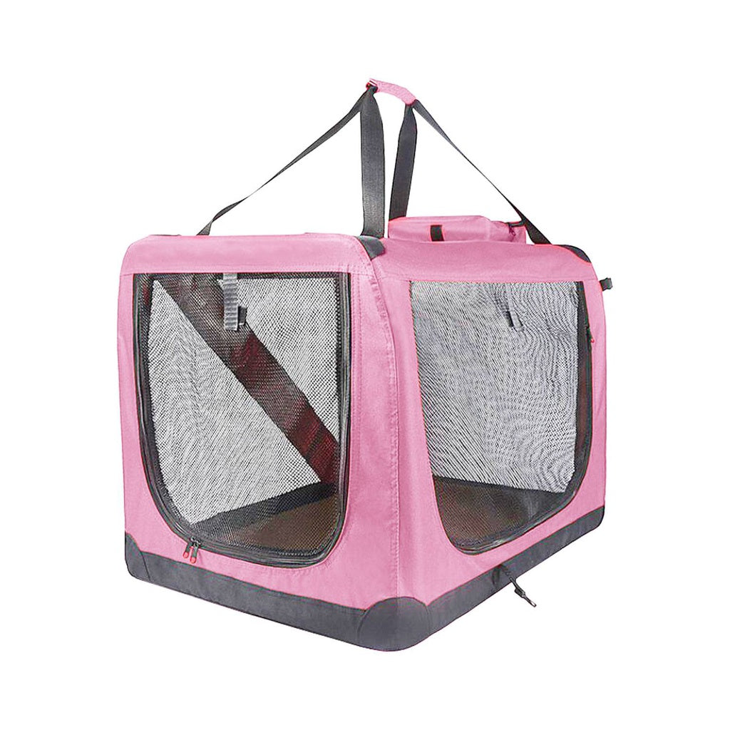 Portable Pet Carrier-Model 1-XL Size (Pink)