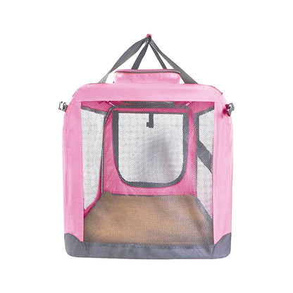 Portable Pet Carrier-Model 1-XL Size (Pink)