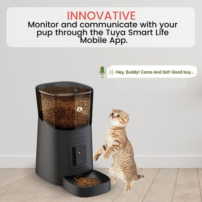 Automatic Smart Pet Feeder 6L - Black