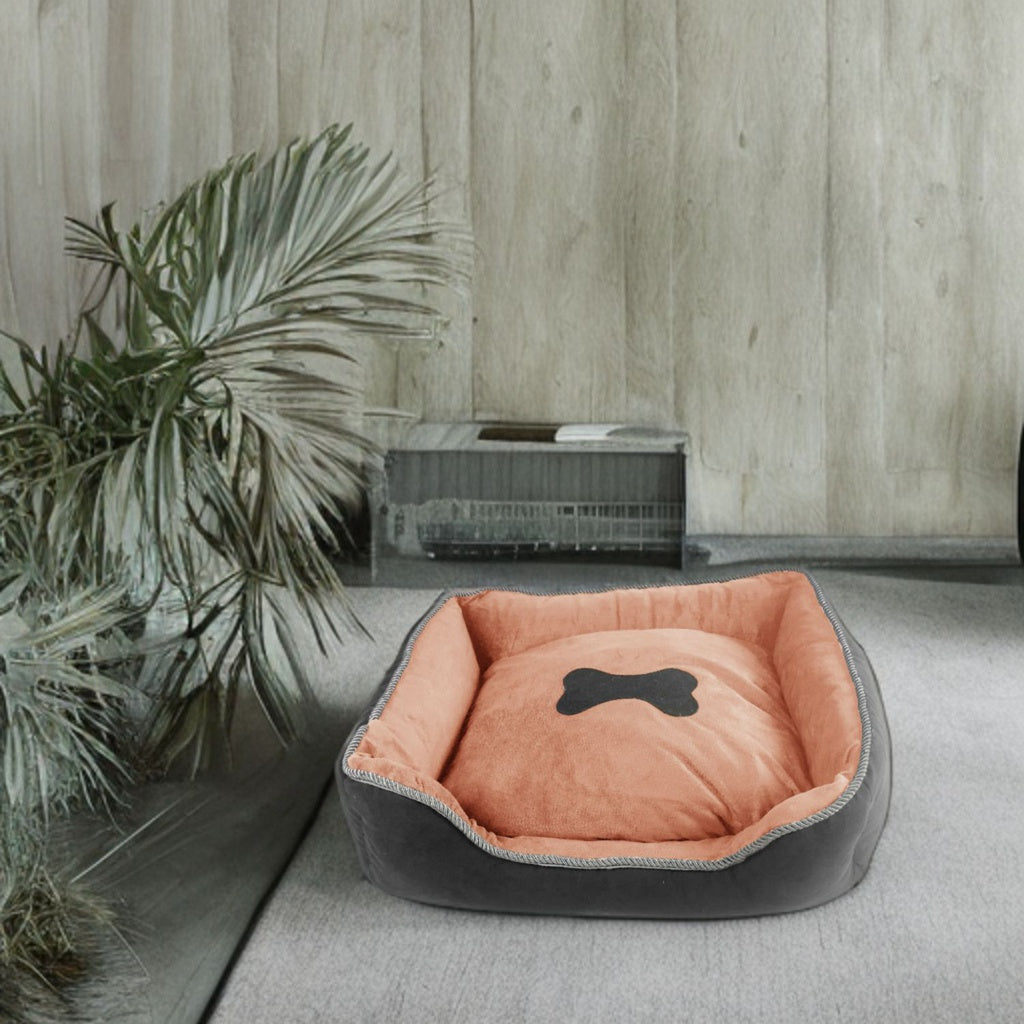 Pet Sofa Cushion Bed - M (Grey)