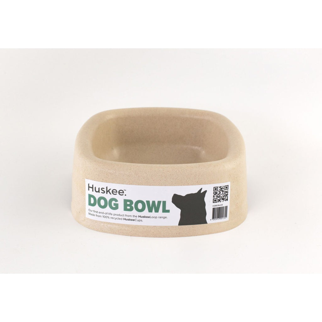 Huskee Dog Bowl Natural