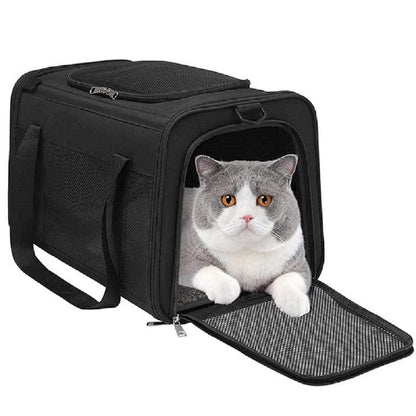 Portable Pet Carrier-M Size (Black)