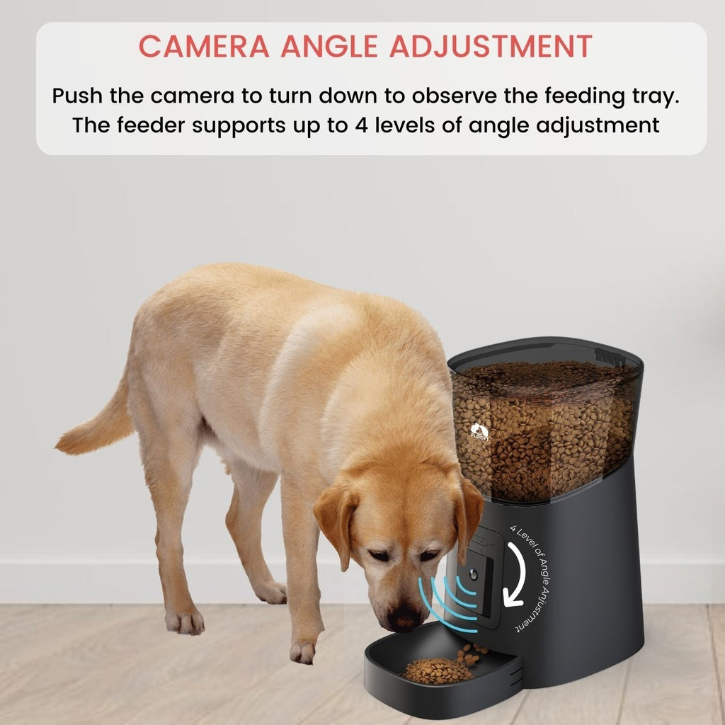 Automatic Smart Pet Feeder 6L - Black