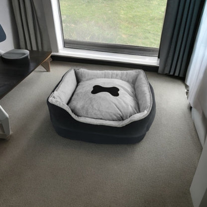 Pet Sofa Cushion Bed - XXXL (Black)