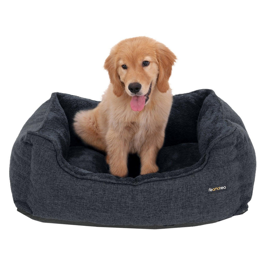 70cm Dog Sofa Bed with Removable Washable Cover Dark Grey