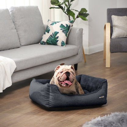 70cm Dog Sofa Bed with Removable Washable Cover Dark Grey