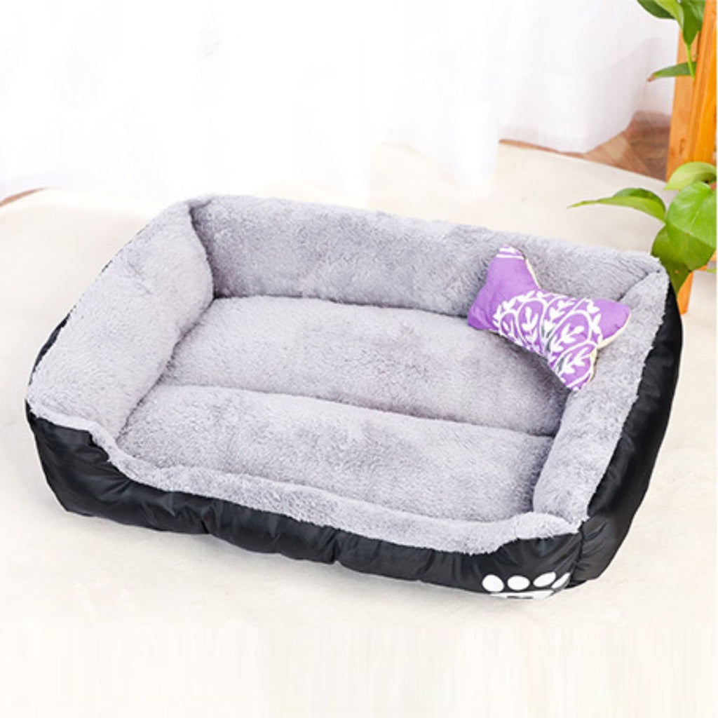 Pet Bed Square XL Size (Black)