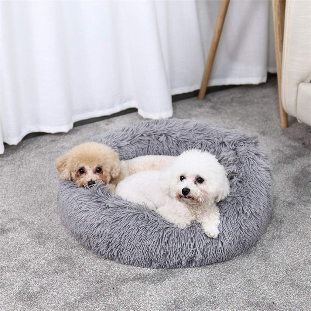 XL 100CM Round Pet Bed (Brown)