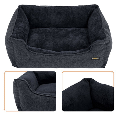 70cm Dog Sofa Bed with Removable Washable Cover Dark Grey