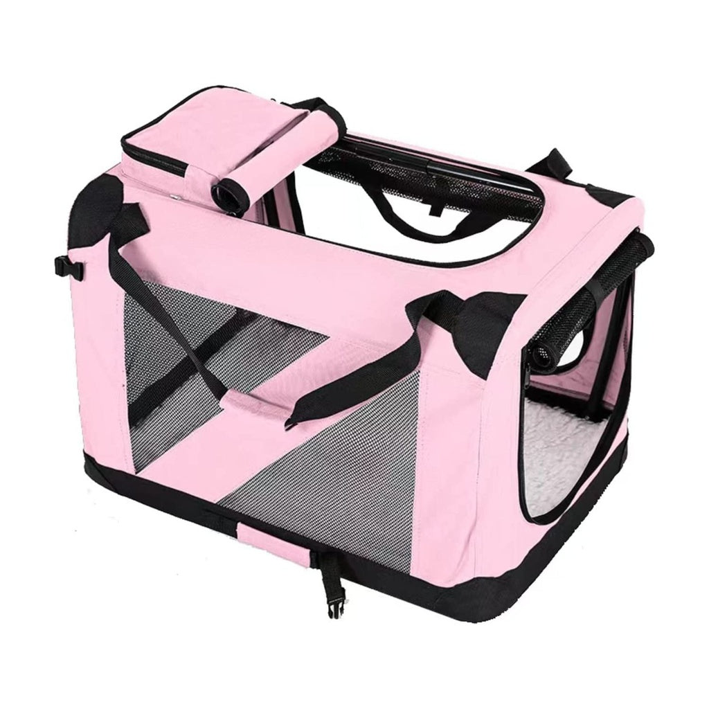 Portable Pet Carrier-Model 1-XL Size (Pink)