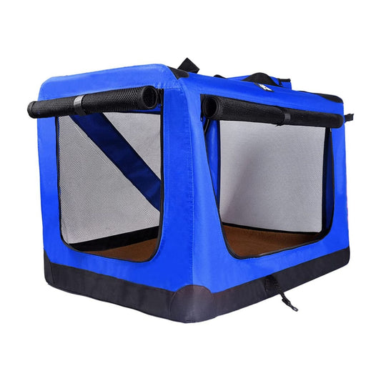 Portable Pet Carrier-Model 1-XL Size (Blue)