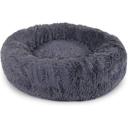 XL 100CM Round Pet Bed (Dark Grey)