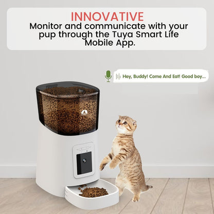 Automatic Smart Pet Feeder 6L - White