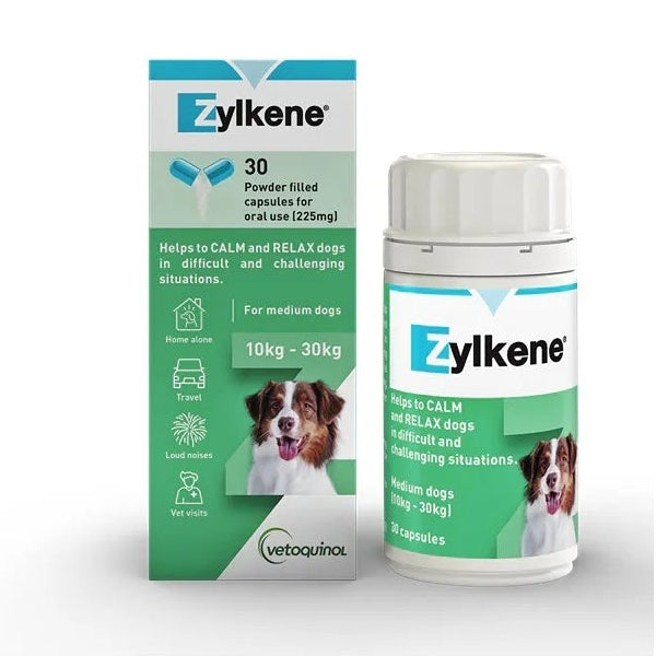 Zylkene Nutritional Supplement for Dogs - 30 Capsules 225mg