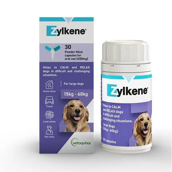 Zylkene Nutritional Supplement for Dogs - 30 Capsules 450mg