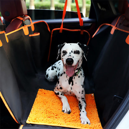 PETSWOL Dog Car Seat Cover with Snuffle Mat_5