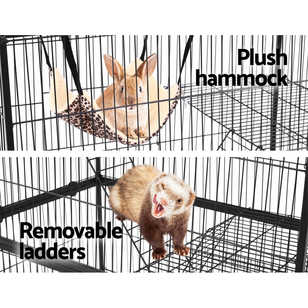 Rabbit, Guinea Pig, Ferret Cage 142cm Hutch 4 Level