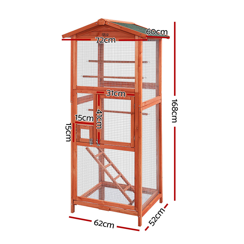 Bird Cage 72cm x 60cm x 168cm Large Aviary