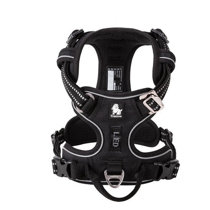 No Pull Dog Harness Black XS