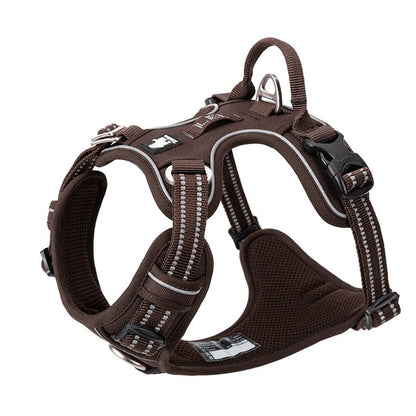 No Pull Dog Harness Brown L