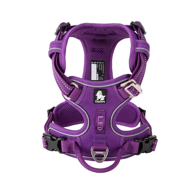 No Pull Dog Harness Purple L