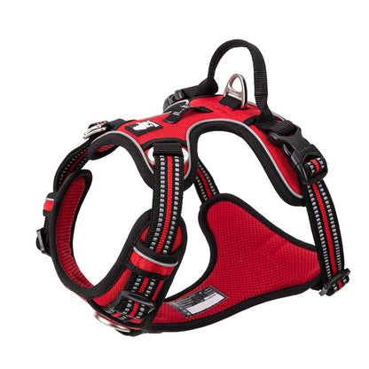 No Pull Dog Harness Red L