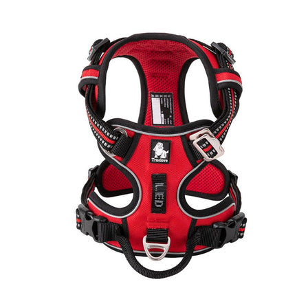 No Pull Dog Harness Red S